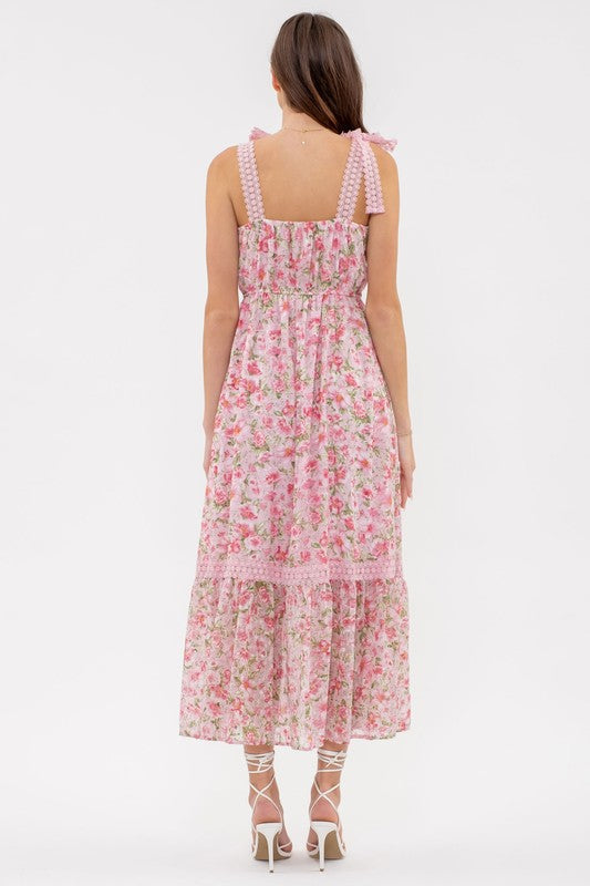 Floral Bliss Midi Dress