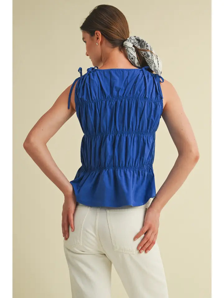 Royalty Ruched Top