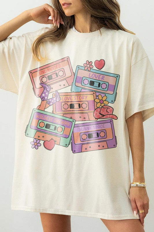 Love Song Cassettes Valentine T Shirt