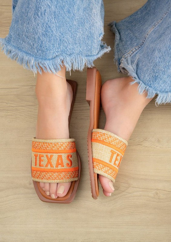 Texas Game Day Sandals