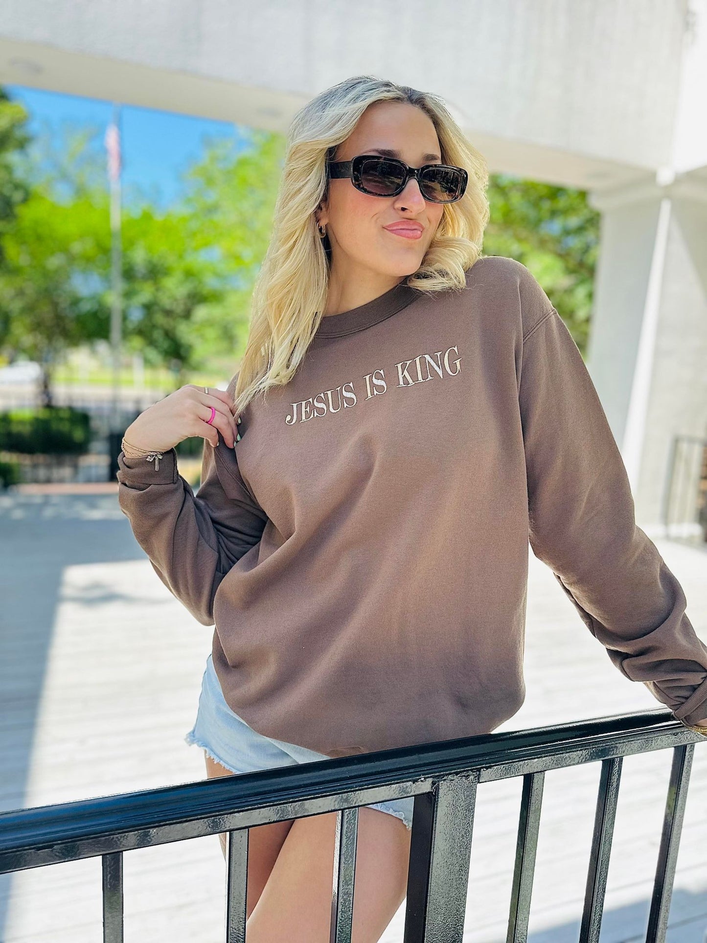 Jesus is King Sweater