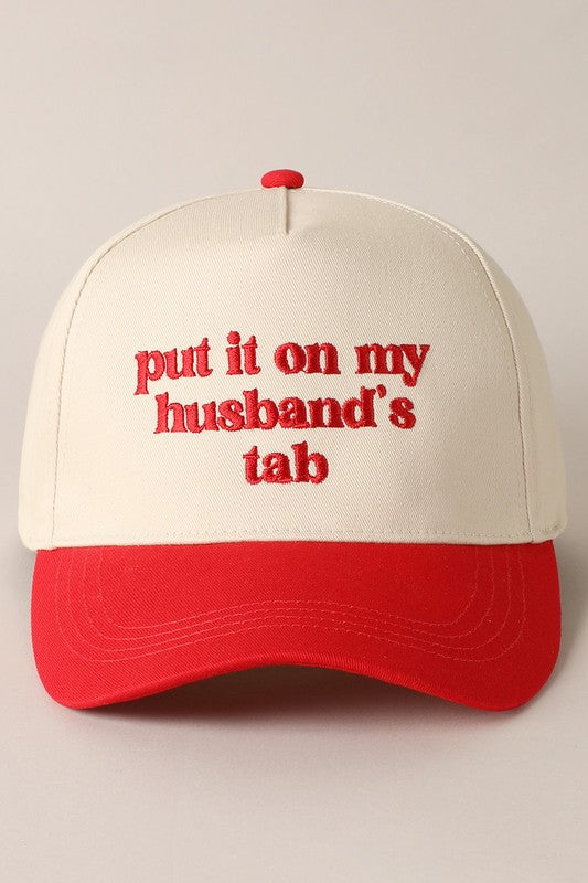 Put It On My Husbands Tab Cap