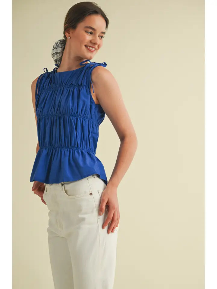 Royalty Ruched Top