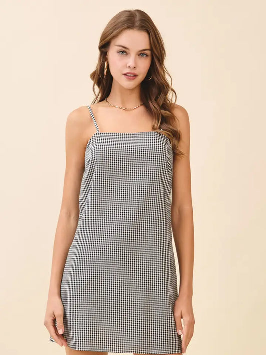Mila Gingham Mini Dress