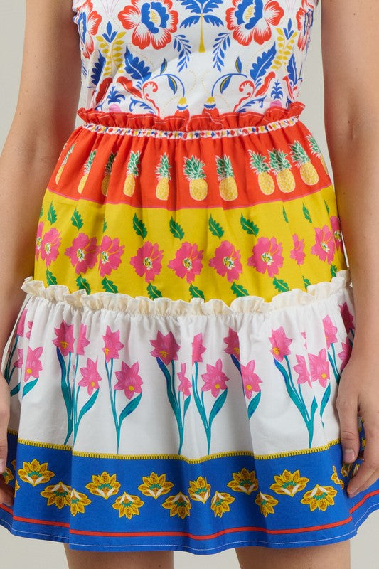 Graceful Garden Mini Dress