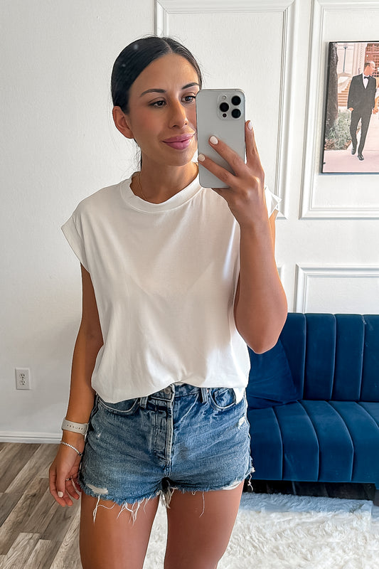 Simple White Tee