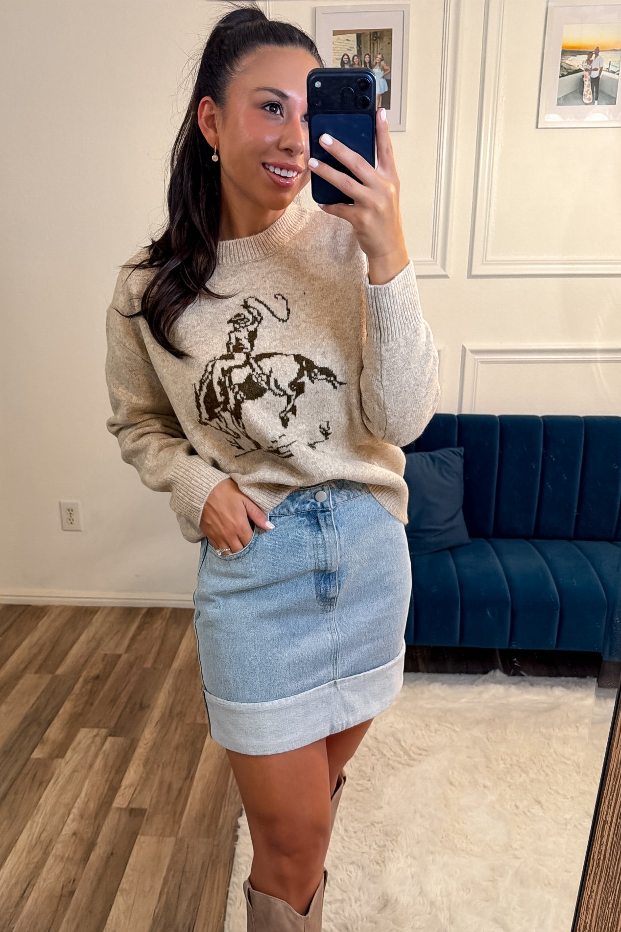 LAYLA DENIM HIGH WAISTED