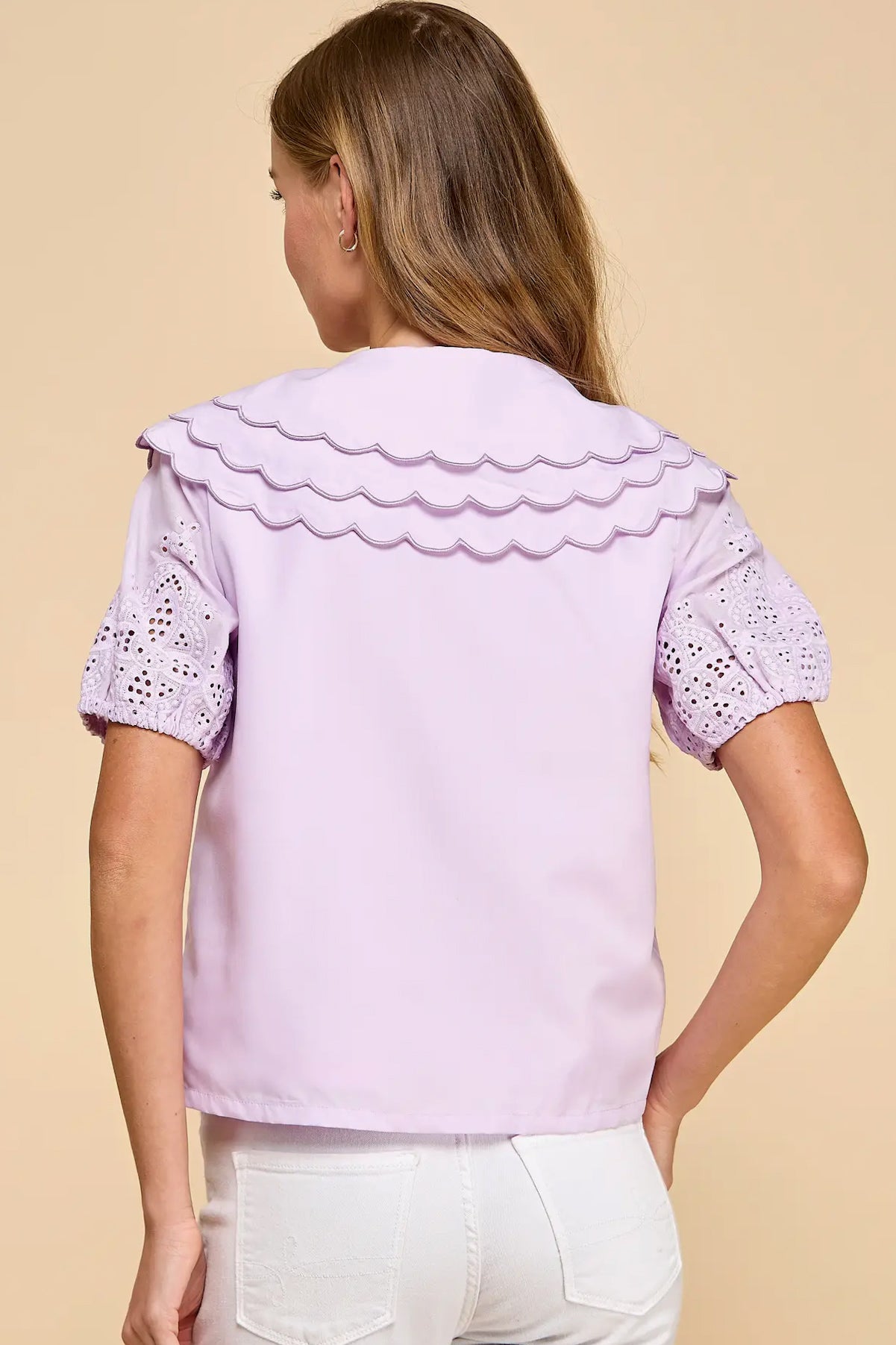 Lilac Prep Top