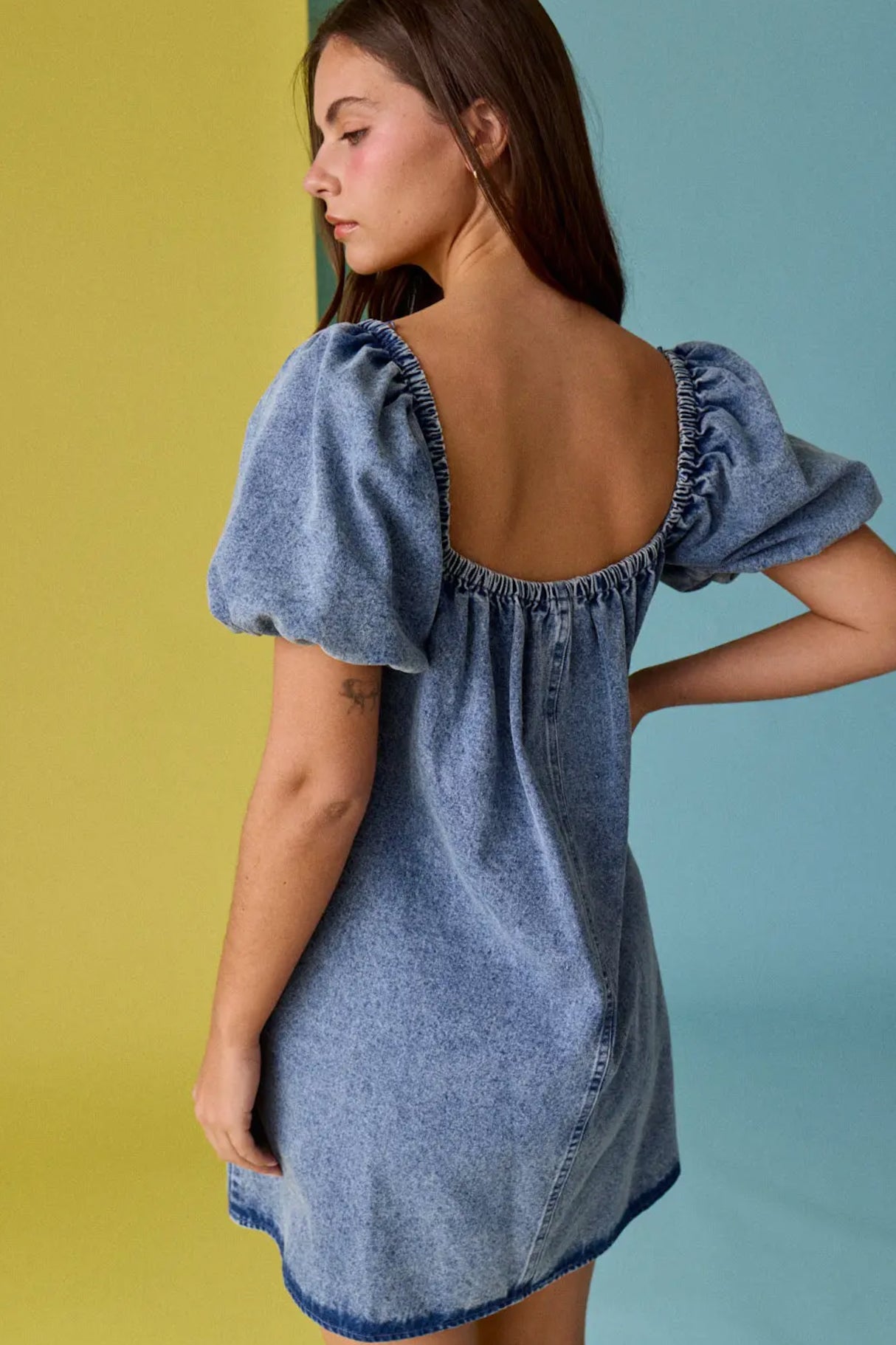 Baby Doll Denim Dress