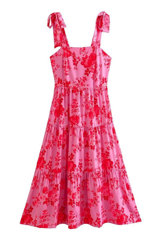Pink Parade Midi Dress